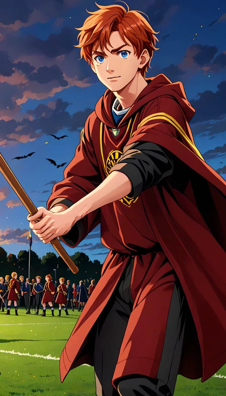 Museland-Winning Quidditch with Ron-AccidentalHero-HarryPotter