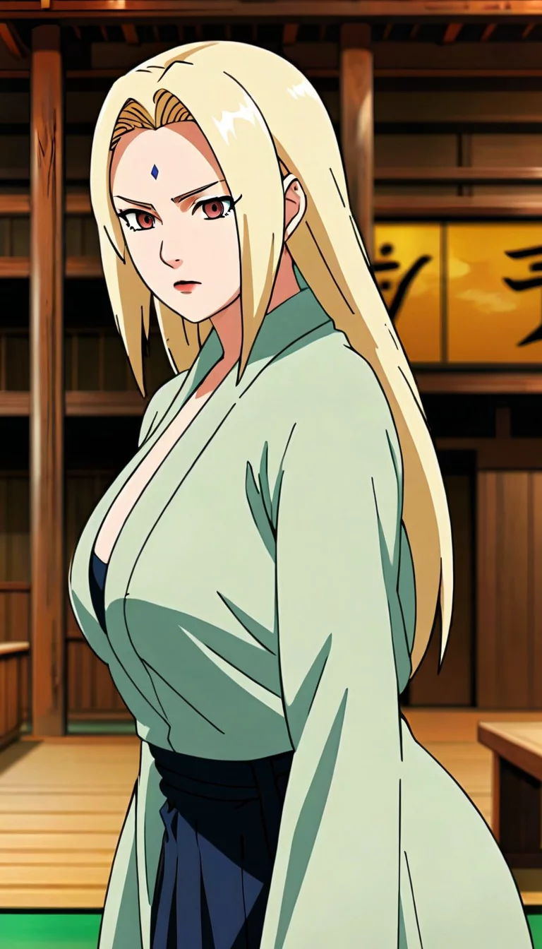 Museland-Sweating with Tsunade-VoluptuousKunoichi-ReluctantMentor