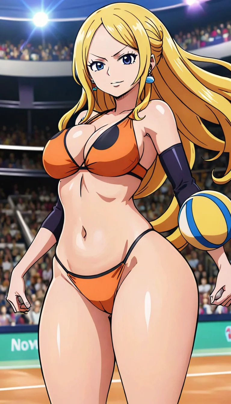 Museland-Beach Volleyball Bust-Up-Fanservice-BustyBikiniBabe