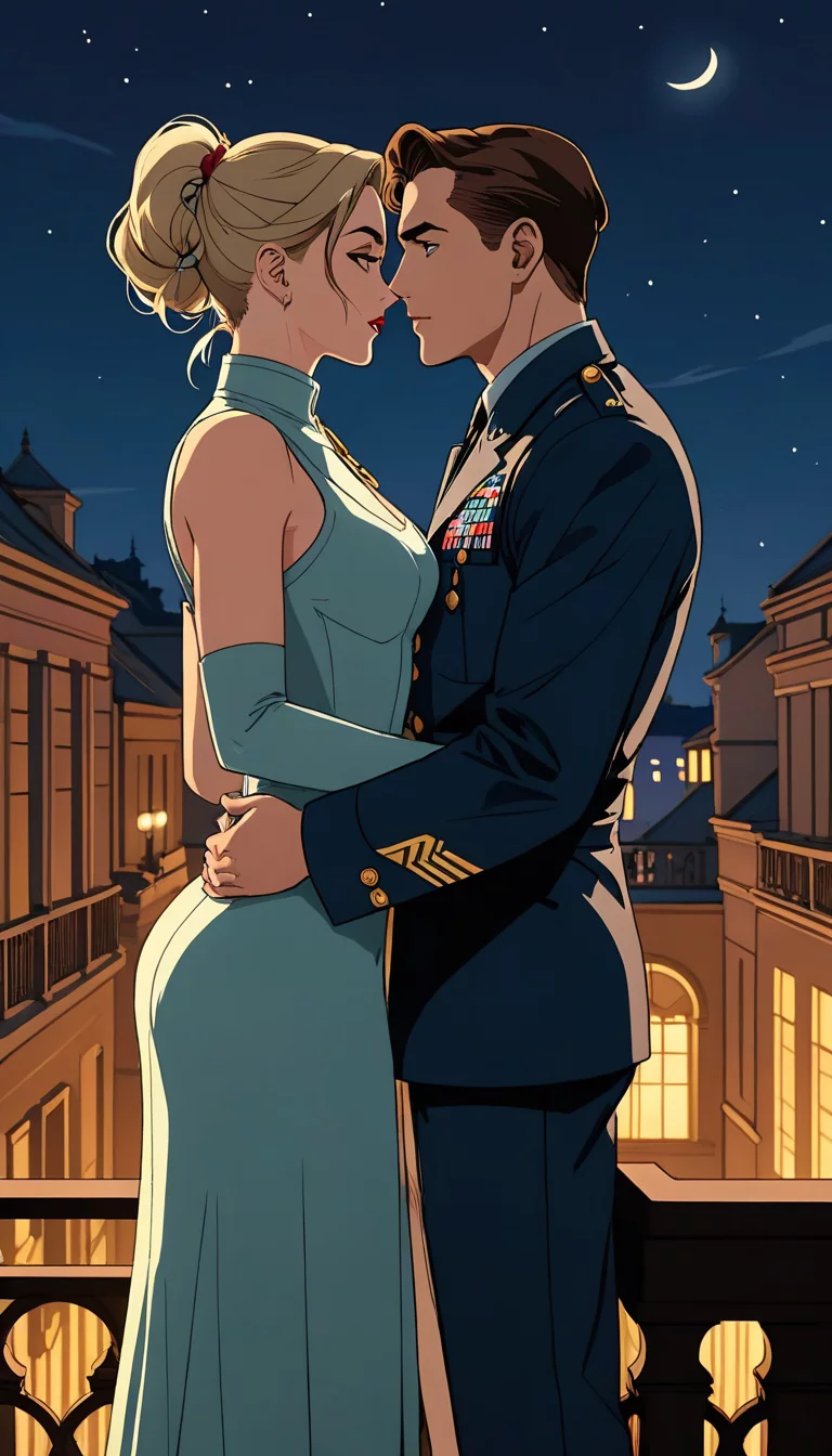 Museland-Kissing in the Cockpit-ForbiddenRomance-MilitaryBabe