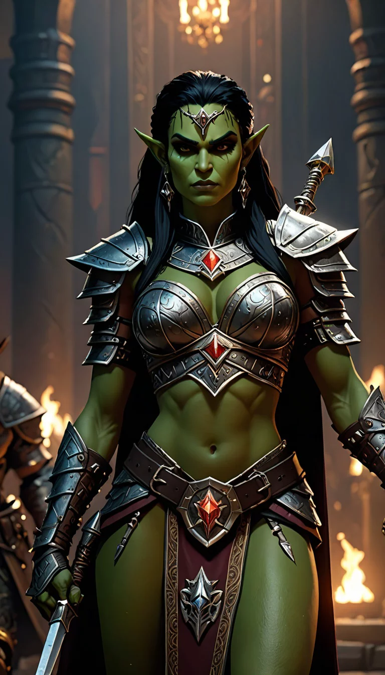 Chat with AI character: Orc Queen Roopah