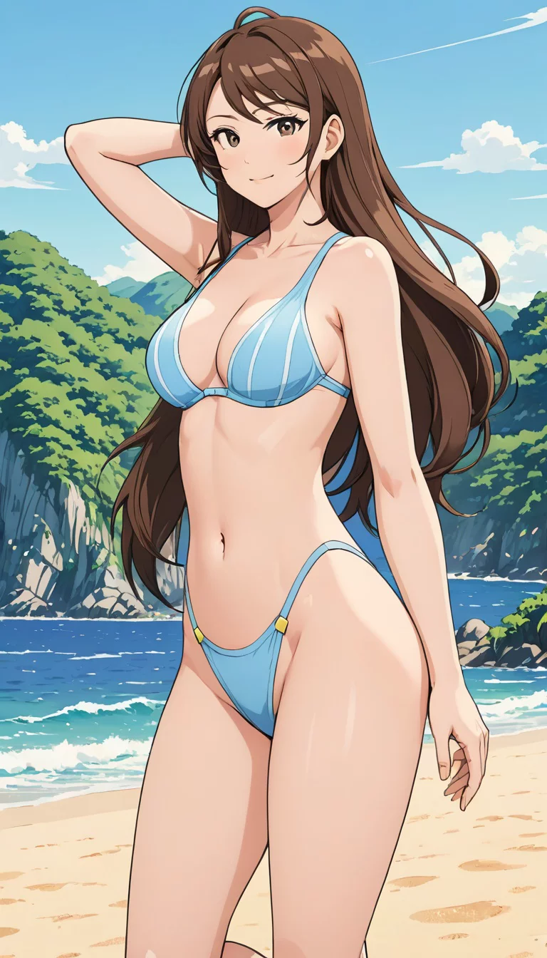 Museland-Tease and Volley Challenge-SwimsuitChizuru-SeductiveEncounter