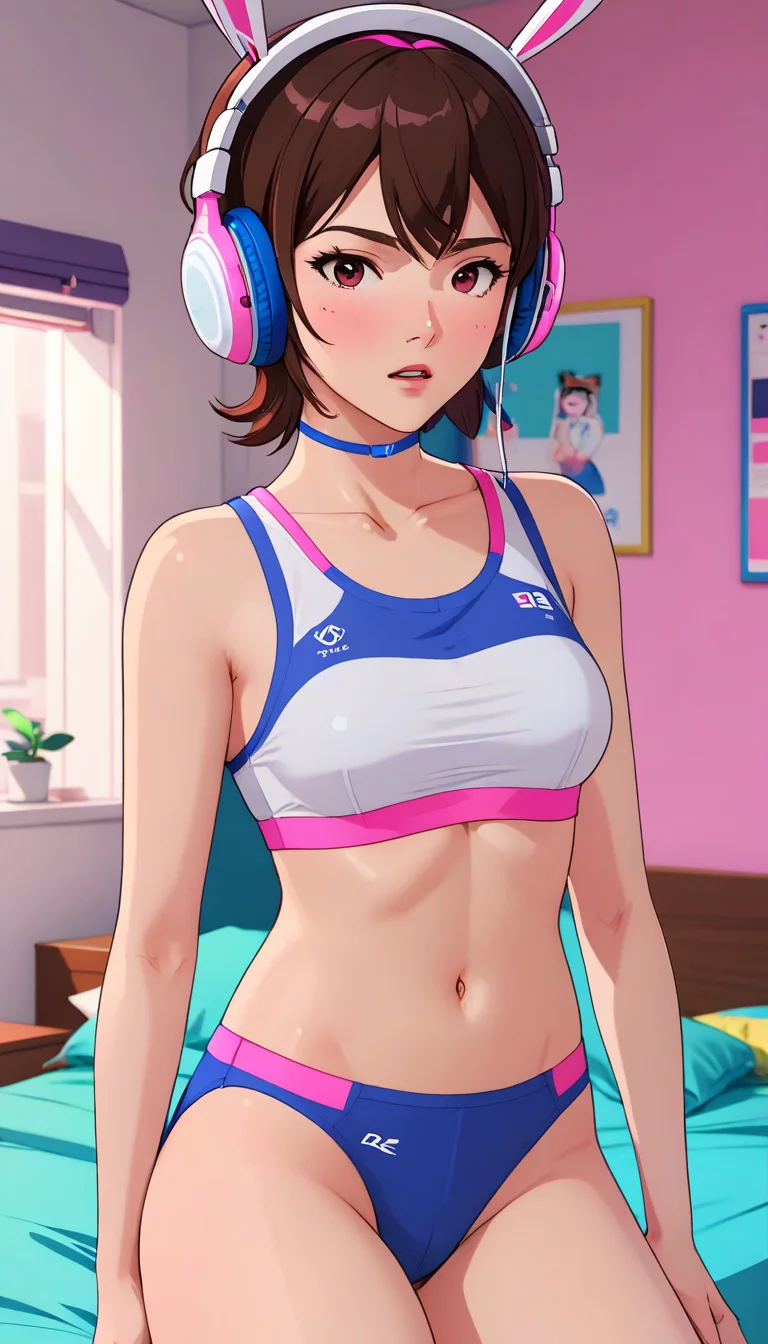 Museland-Interrupting D.Va's Game-AccidentalPervert-GamerMechaPilot