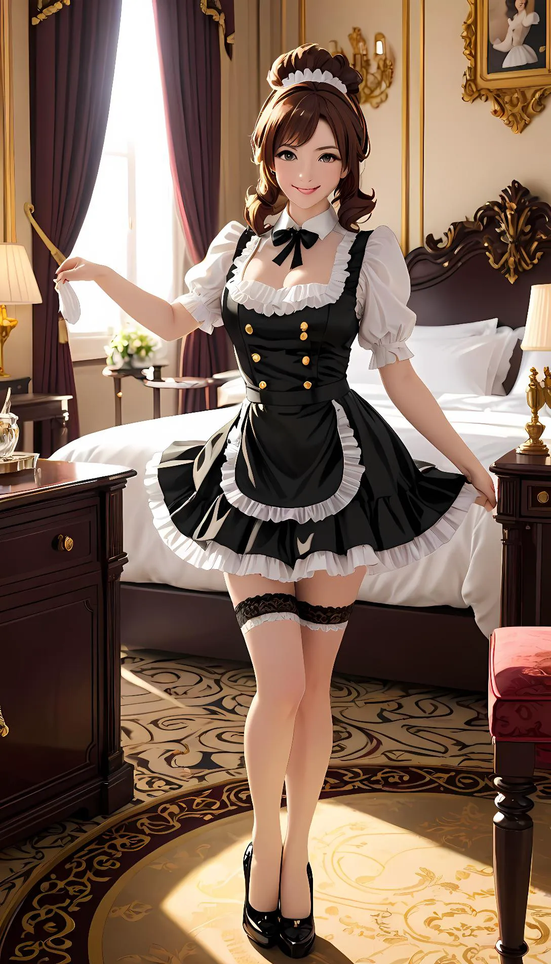 Museland-Maid's Naughty Dusting Game-AccidentalVoyeur-ClassyMaid