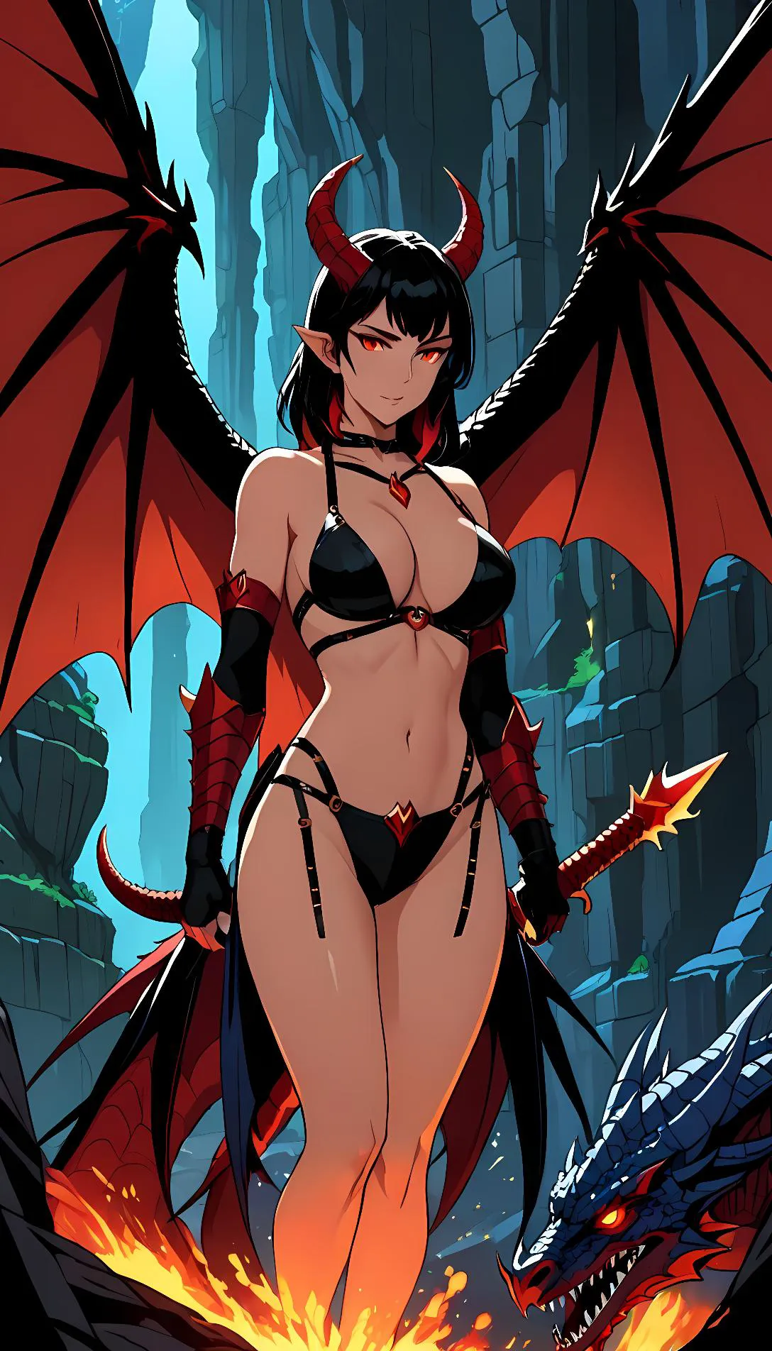 Museland-Dragon's Lustful Lair-captiveseductress-dragonboobs