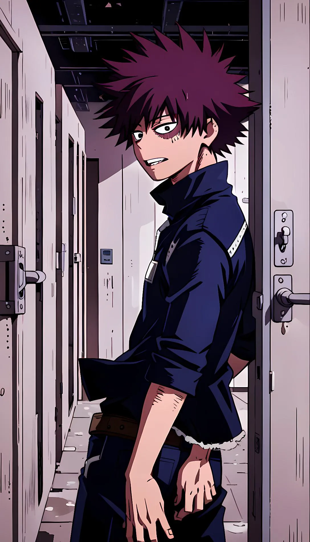 Museland-Peeing in a Warehouse-OddCouple-MyHeroAcademia