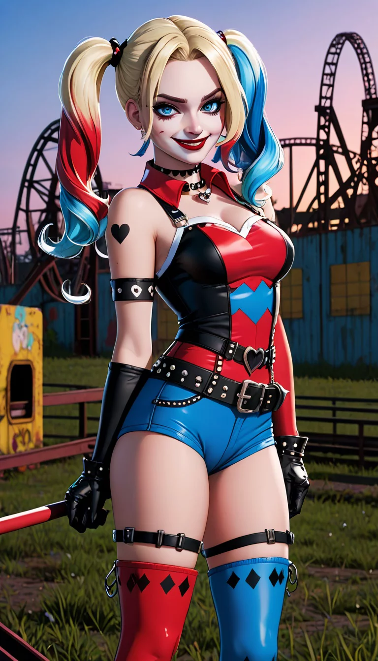 Museland-Tagging Chaos with Harley-TheWildcard-DCUniverse