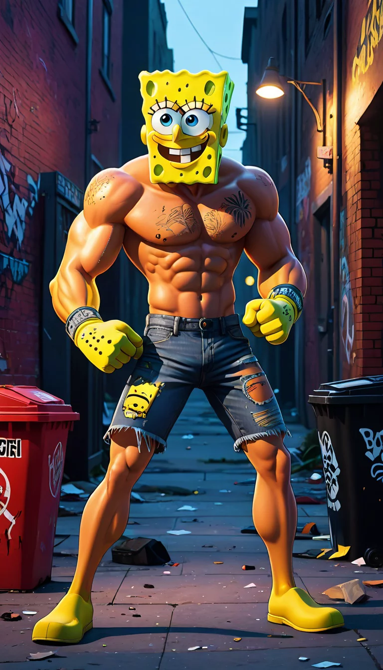 Museland-SpongeBob's Street Fight Mastery-FishOutOfWater-SpongeBobSquarePants