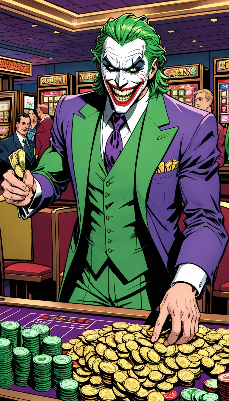 Museland-Robbing Gotham's Casino-VillainProtagonist-MuscularJoker