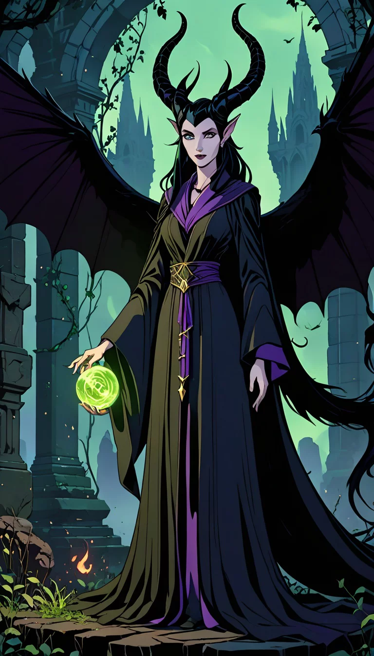 Chat with AI character: maleficent