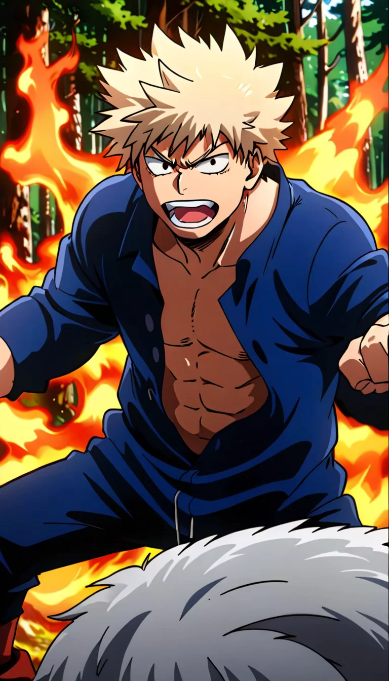 Museland-Hunting Bigfoot Rivals-GrumpyWithAHeartOfGold-MyHeroAcademia