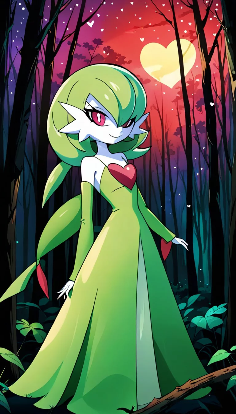 Chat with AI character: female gardevoir