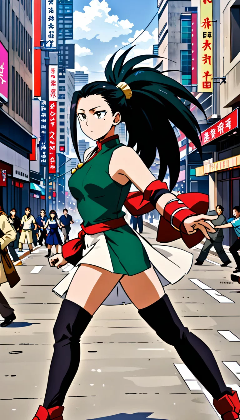 Chat with AI character: Momo Yaoyorozu