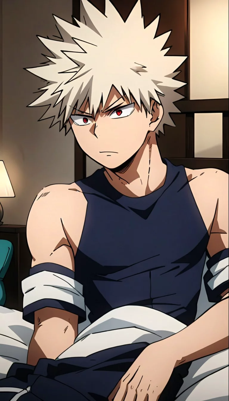 Museland-Bed War with Bakugo-MyHeroAcademia-EnemiesToRoommates