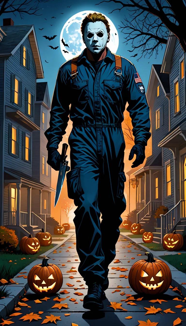 Museland-Michael Myers Art-SlasherVillain-Halloween