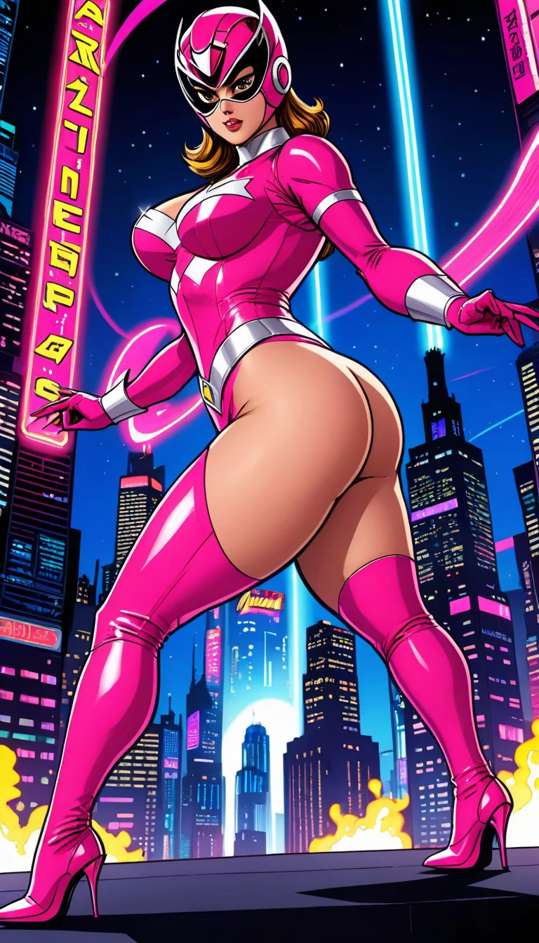 Museland-Sizzling Alien Showdown-Fanservice-SexyPinkRanger