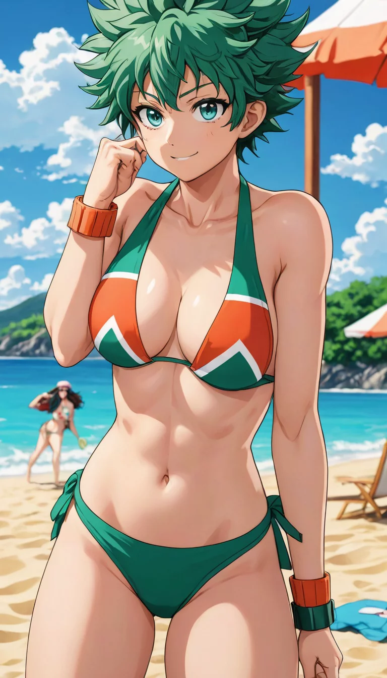 Museland-Deku's Bikini Challenge-FishOutOfWater-DekuBeachwear