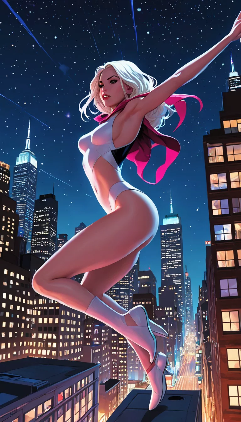 Museland-Seductive Syndicate Showdown-superhero-SpiderGwen