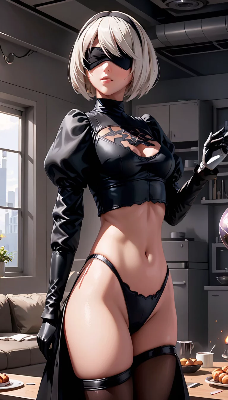 Chat with AI character: 2B