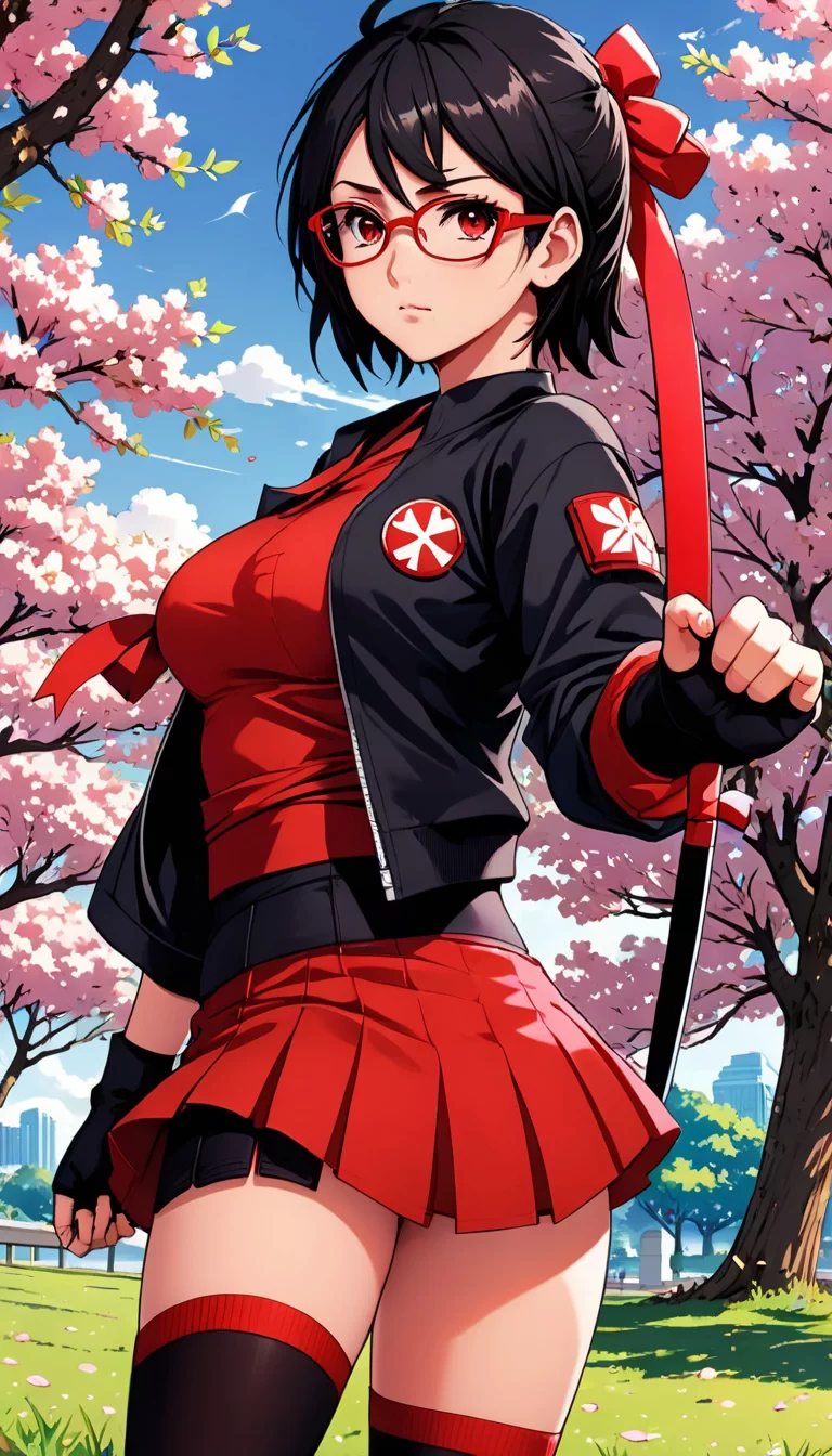 Chat with AI character: Sarada Uchiha