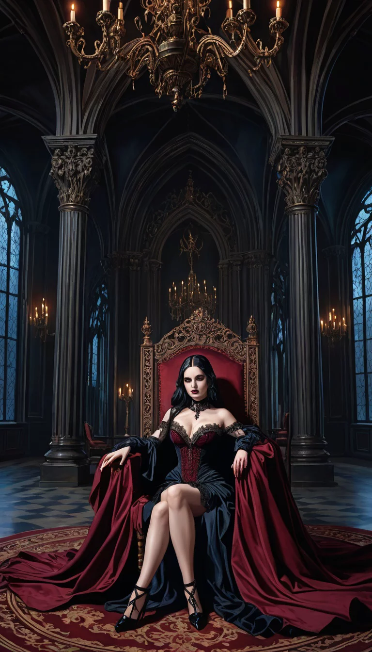 Museland-Enthroned by Lady D-DominantVampire-predatorygrace