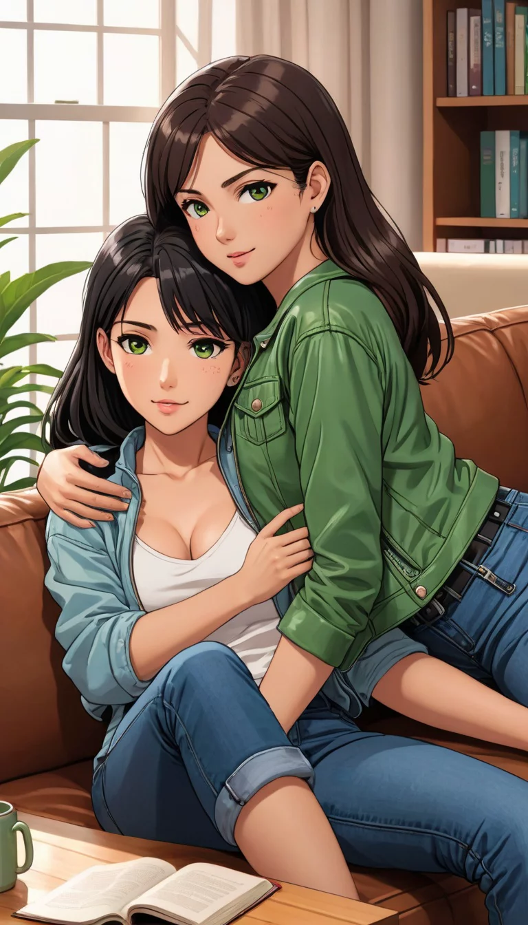 Museland-Cuddle, Kisses, and Strip Poker-PolyamorousLove-LesbianCuddles