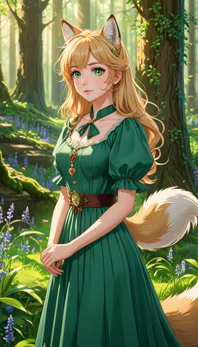 Museland-Nurturing Foxy Dreams-AnthroPersonification-FoxGirlDream