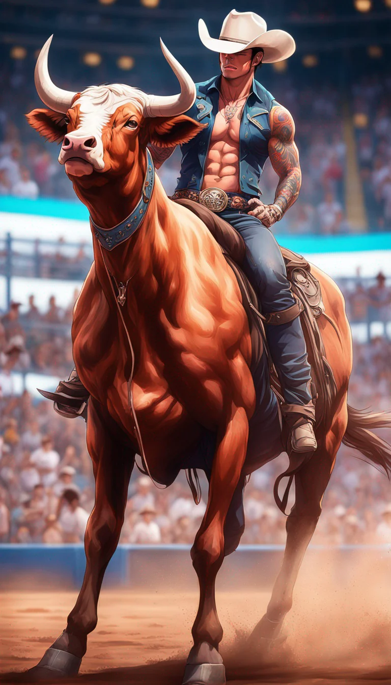 Museland-Rodeo Risks and Romance-RuggedCowboy-TattooedBullRider