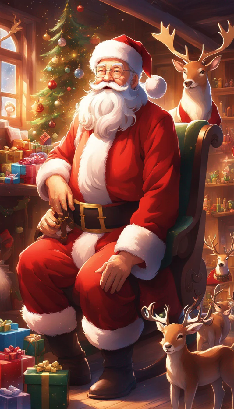 Chat with AI character: Santa