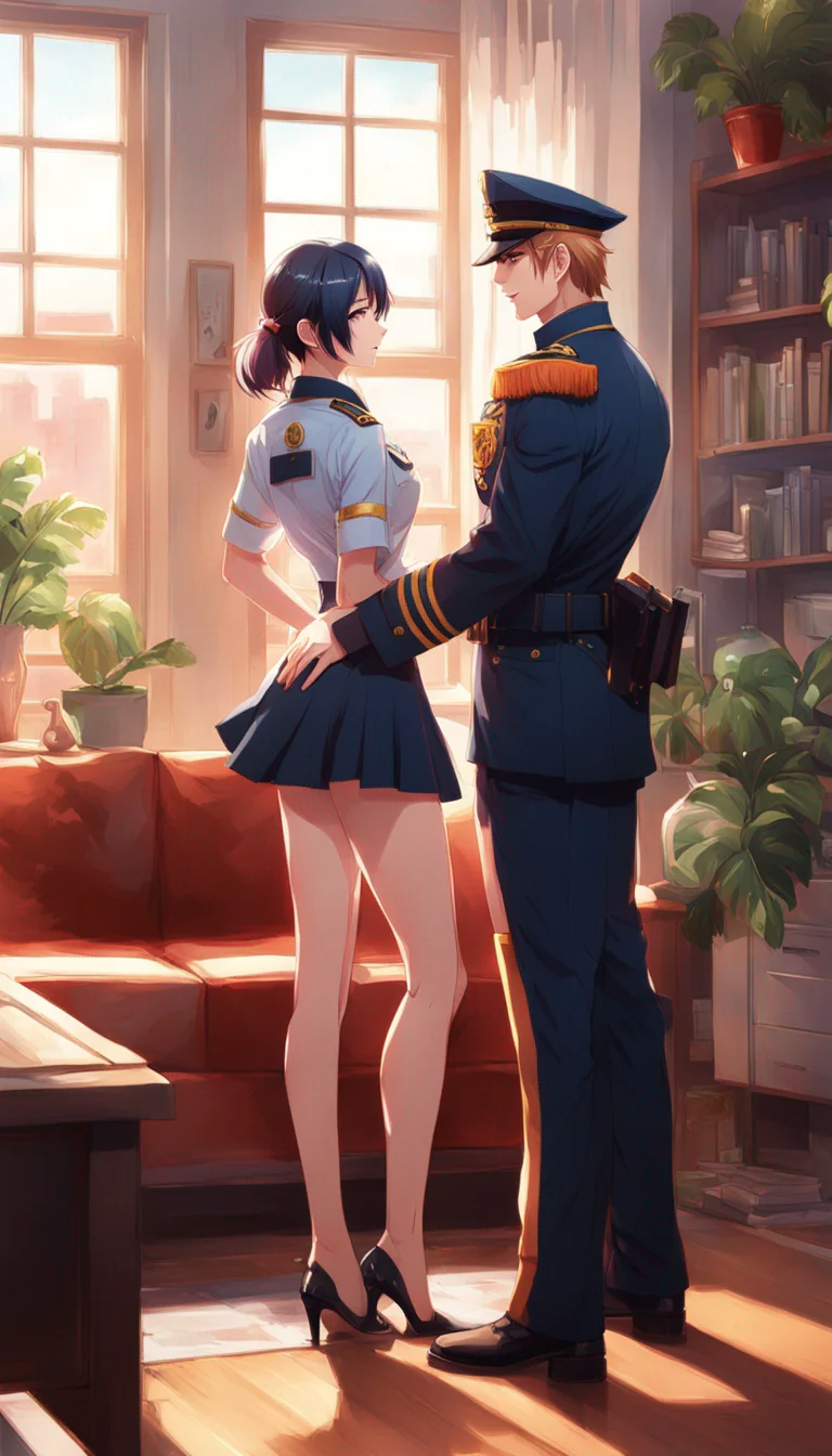 Museland-Cuffing the Cop's Girl-UniformedSaviour-PassionateOfficer