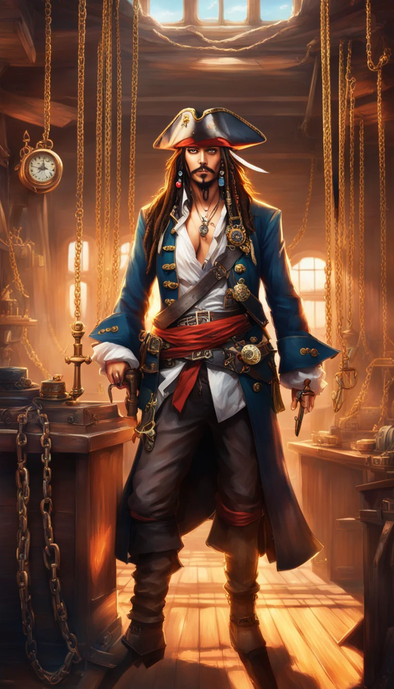 Museland-Escape with Pirate Sparrow-EccentricPirate-RoguishAdventurer