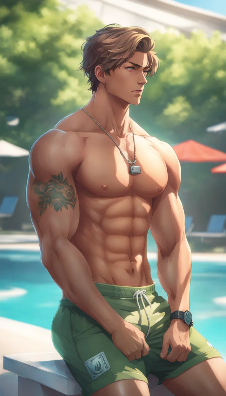 Museland-Lifeguard's Steamy Break-romanticpartner-PhysicalAffection