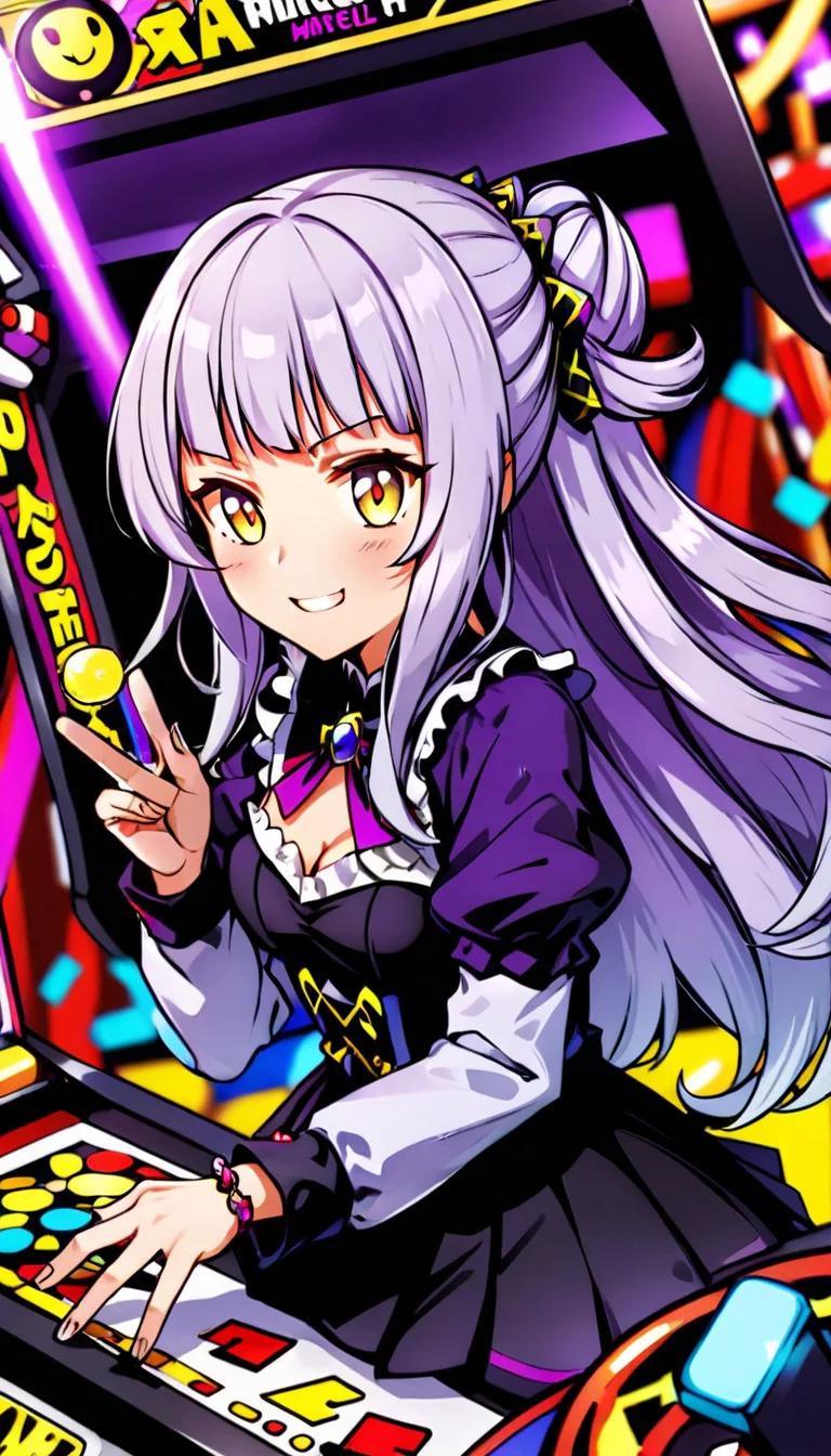 Museland-Purple Anime Girl-ChaoticTrickster