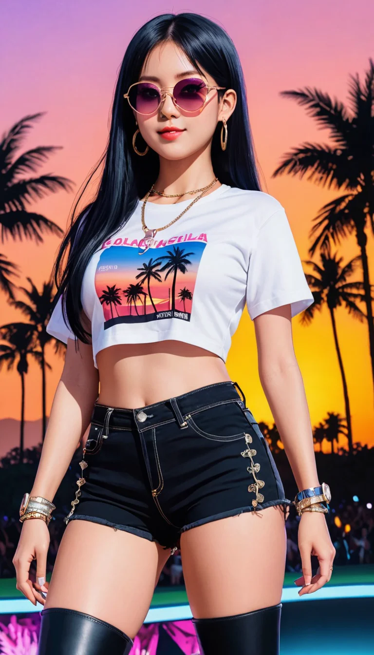 Museland-Dancing with Lisa at Coachella-CelebrityEncounter-KpopFashionista