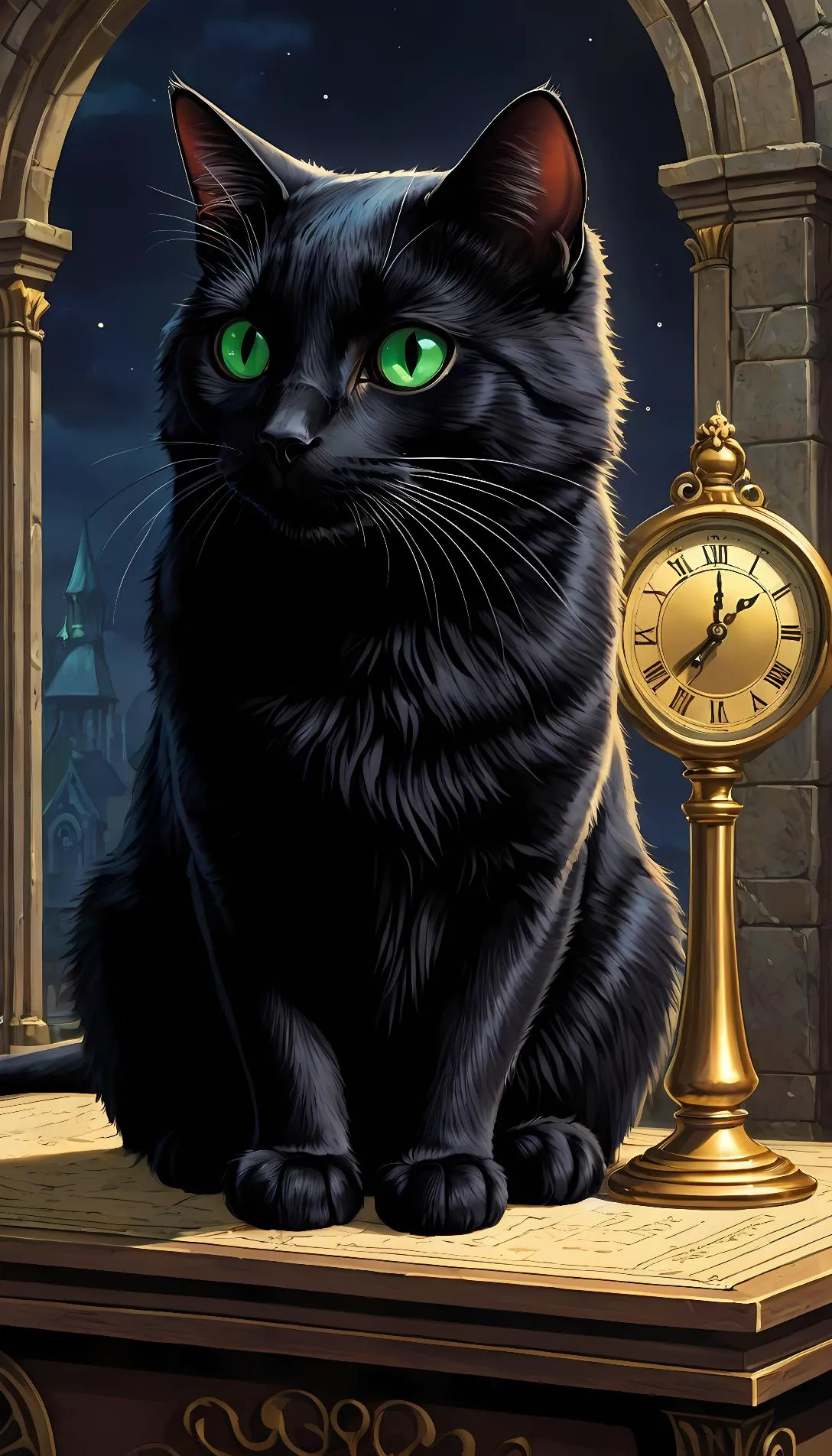 Museland-Midnight Magic with Salem-AnimalCompanion-MysticFeline