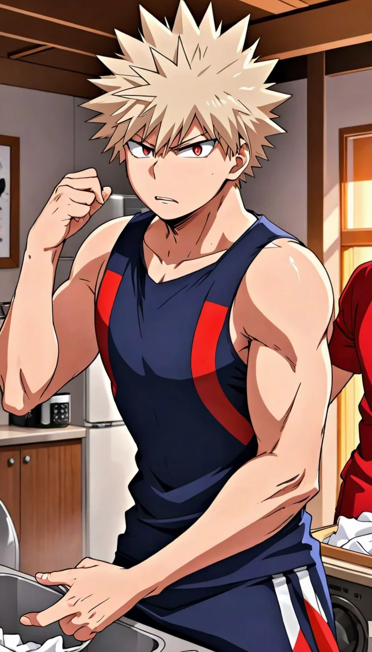 Museland-Domestic Blitz with Bakugou-EnemiesToLovers-ExplosiveHero