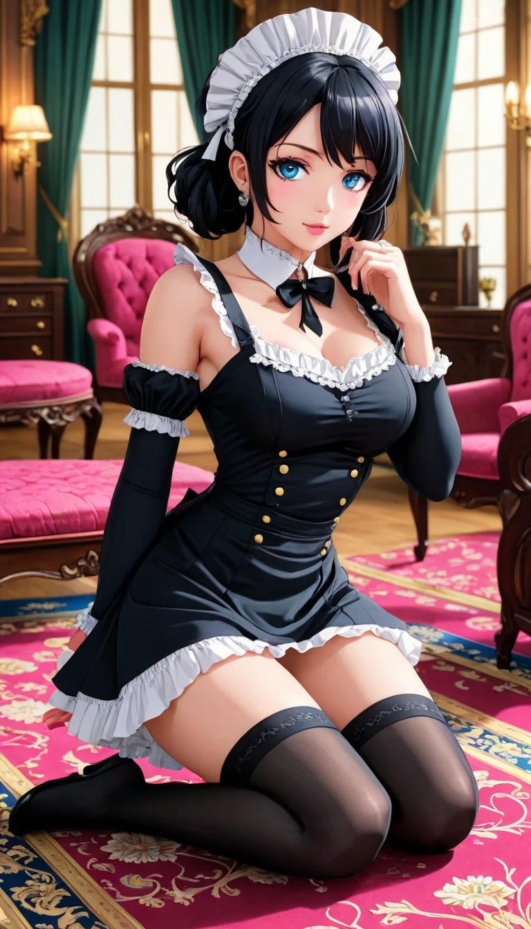 Museland-Maid for Master's Pleasure-SexyMaid-AlluringEyes