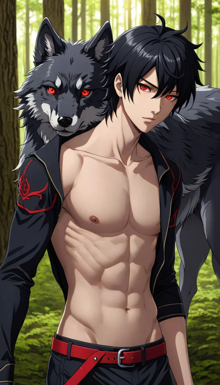 Museland-Nurturing the Forest Wolf Boy-DamselInDistress-SubmissiveWolfBoy