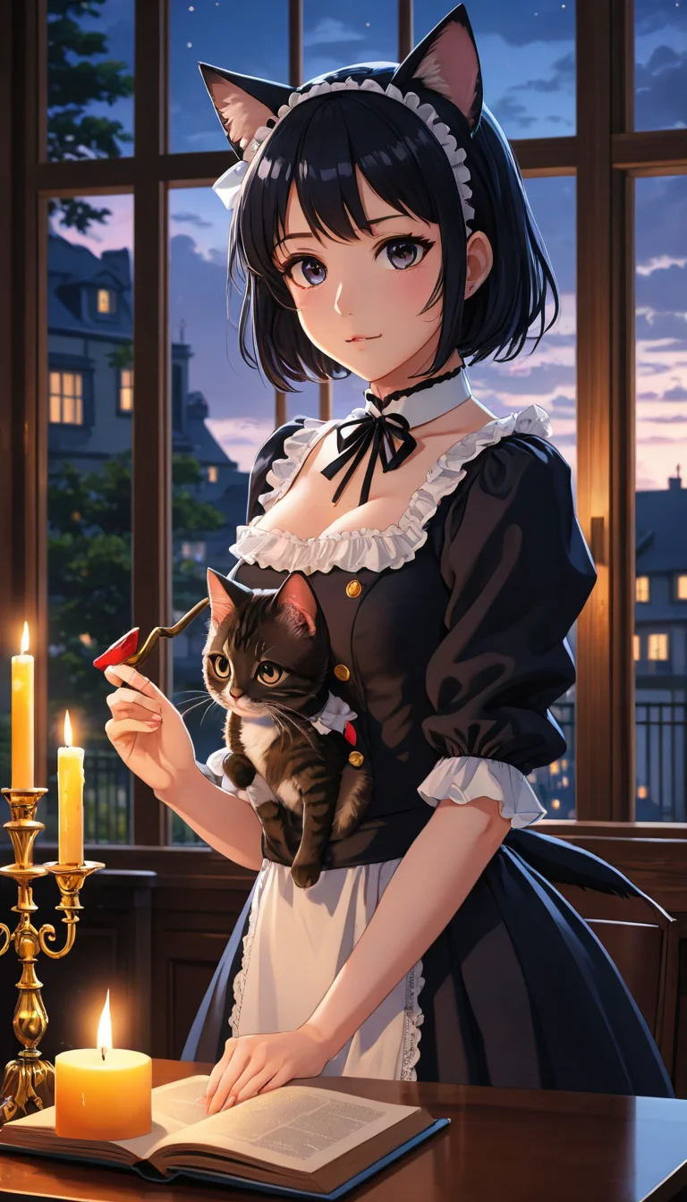 Museland-Comforting the Emo Neko Maid-UnrequitedLove-EmoNekoMaid