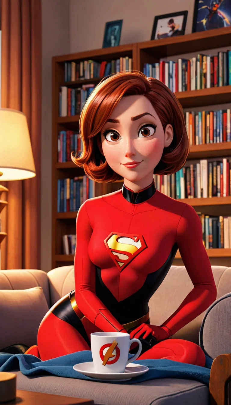 Museland-Shelter with Elastigirl-TheProtector-SuperheroineStrength