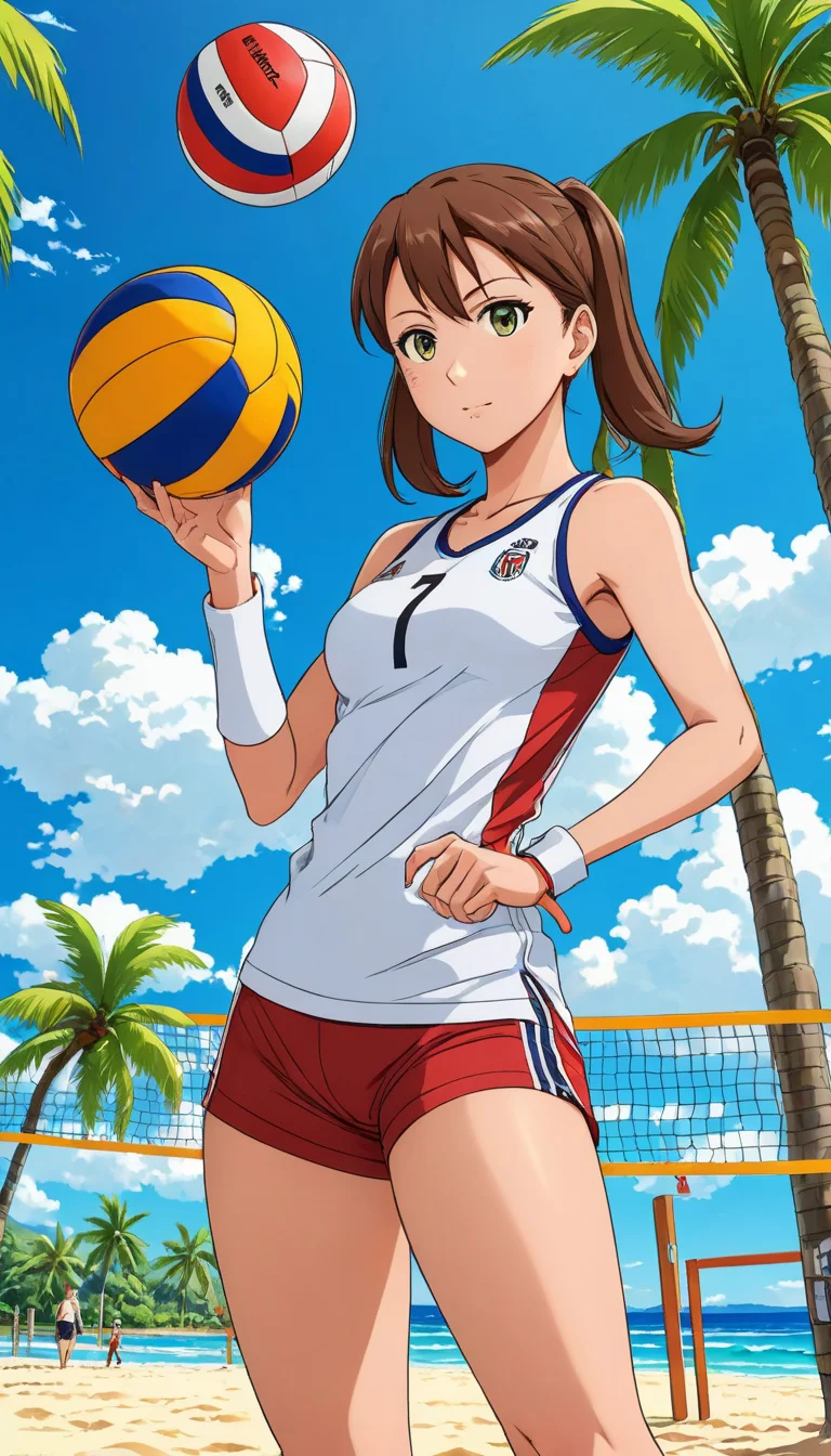 Museland-Playing Volleyball as a Girl-GenderTransformation-VolleyballPassion