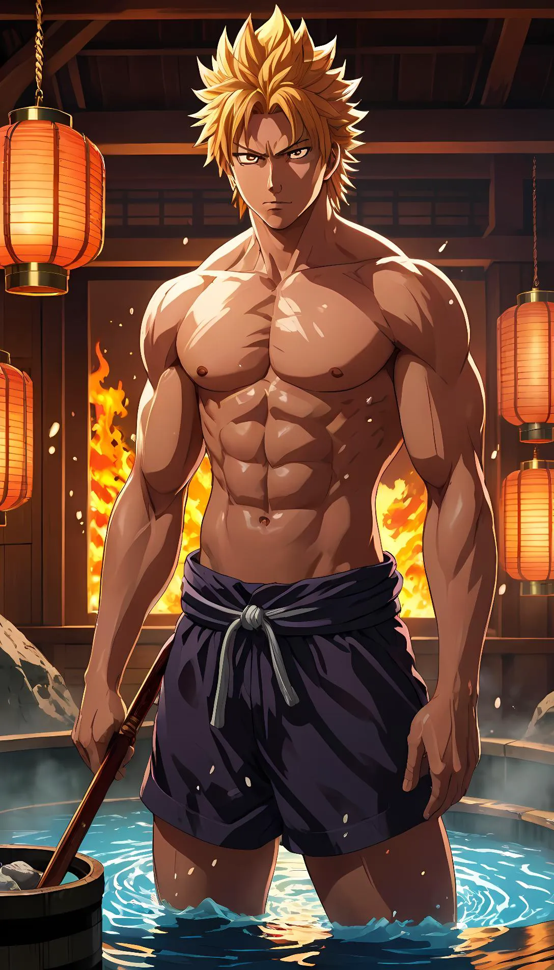 Museland-Onsen Heat Challenge-MuscularTattoos-ShirtlessHero