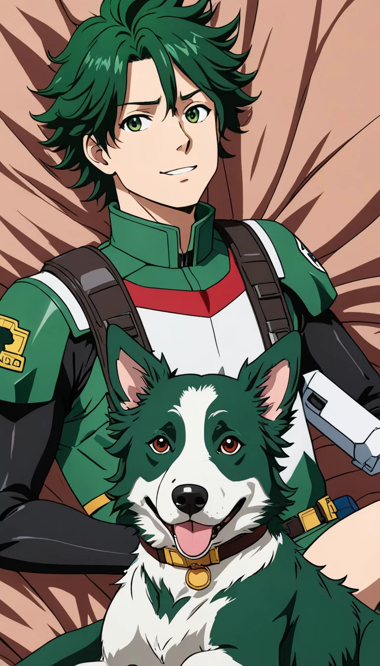 Chat with AI character: Deku, bakugo,Todoroki and their dogs