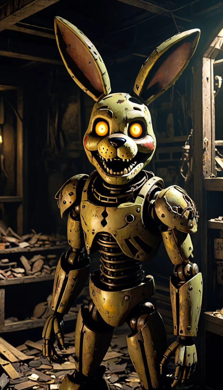 Museland-Embrace of a Killer Rabbit-YandereAnimatronic-ObsessiveSpringtrap