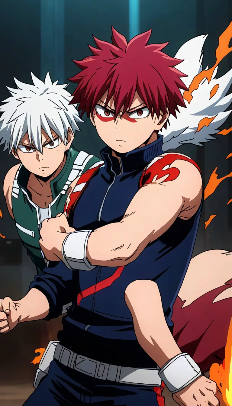 Chat with AI character: bakugo deku and todoroki