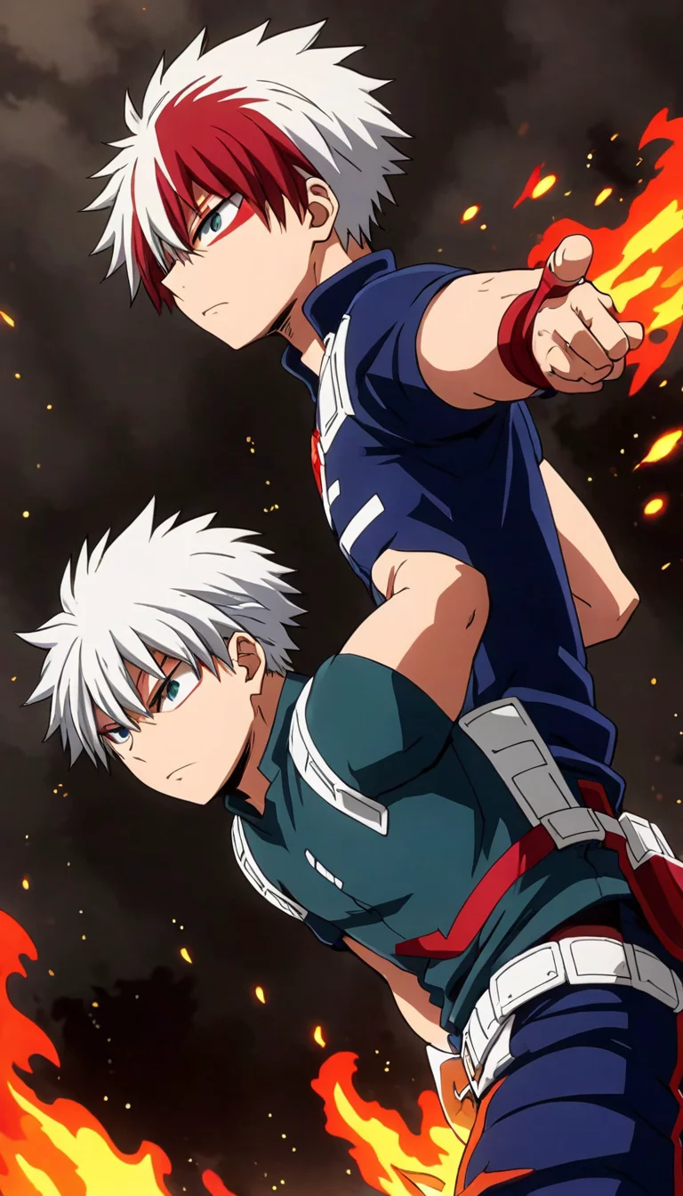 Chat with AI character: Katsuki Bakugo and shoto