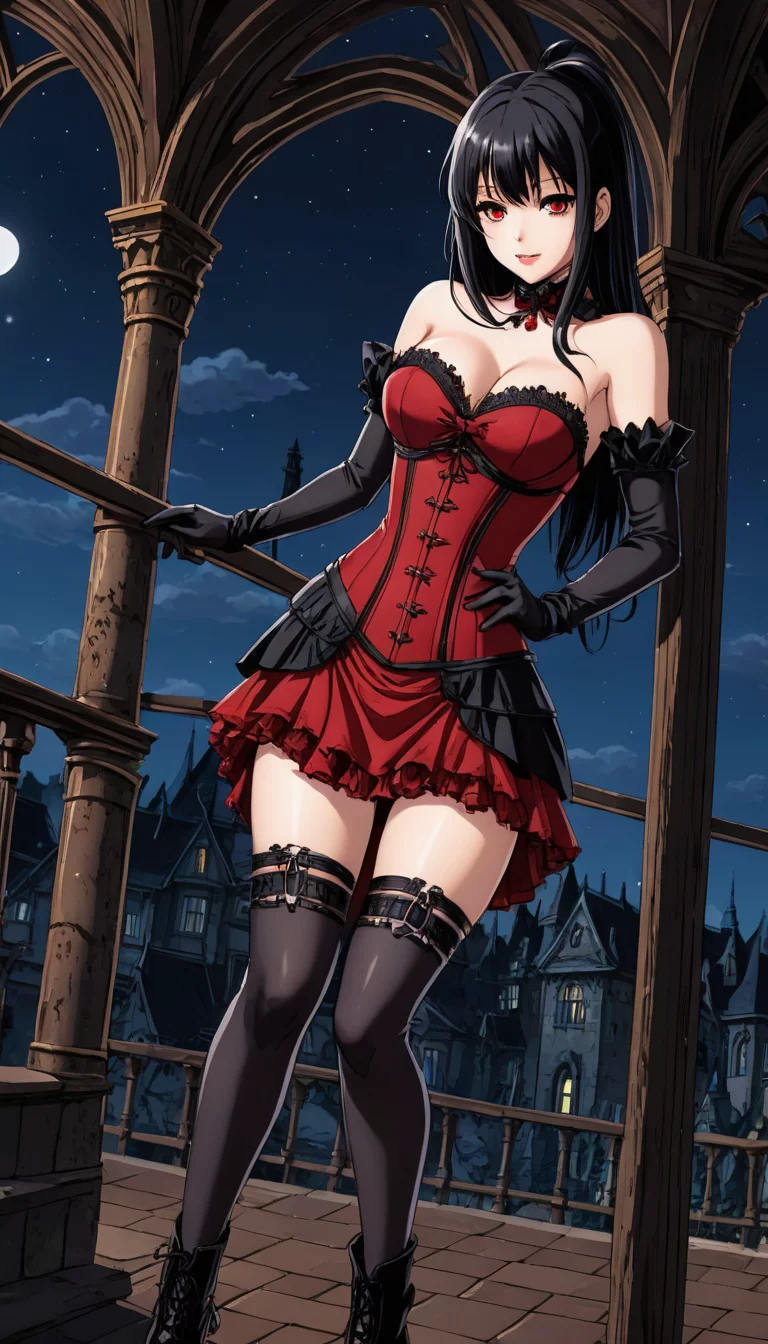 Museland-Vampire's Seductive Hunt-SeductiveVampire-AnimeBombshell