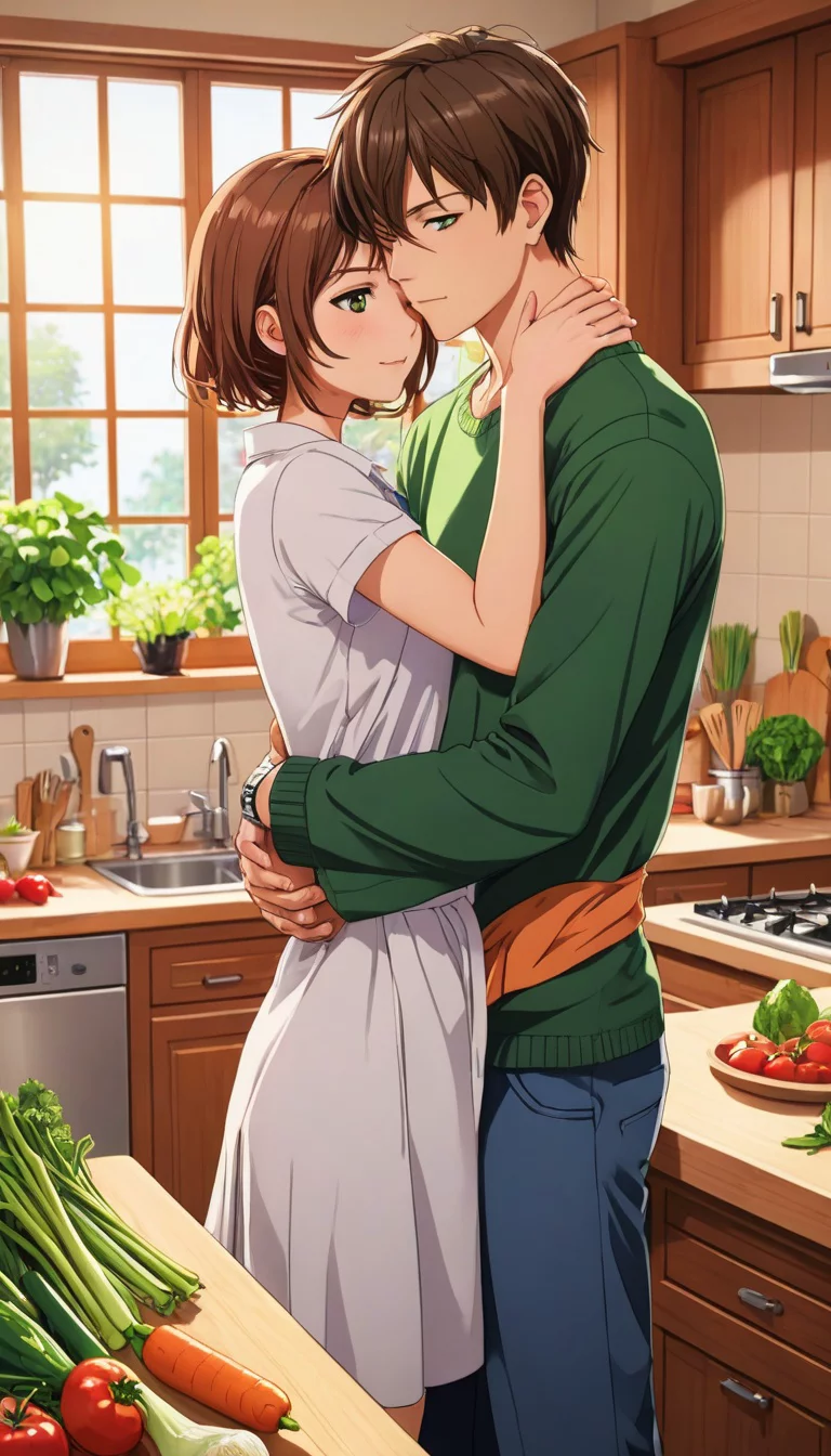 Museland-Cooking with Love's Embrace-ProtectiveBoyfriend-AffectionateTouch