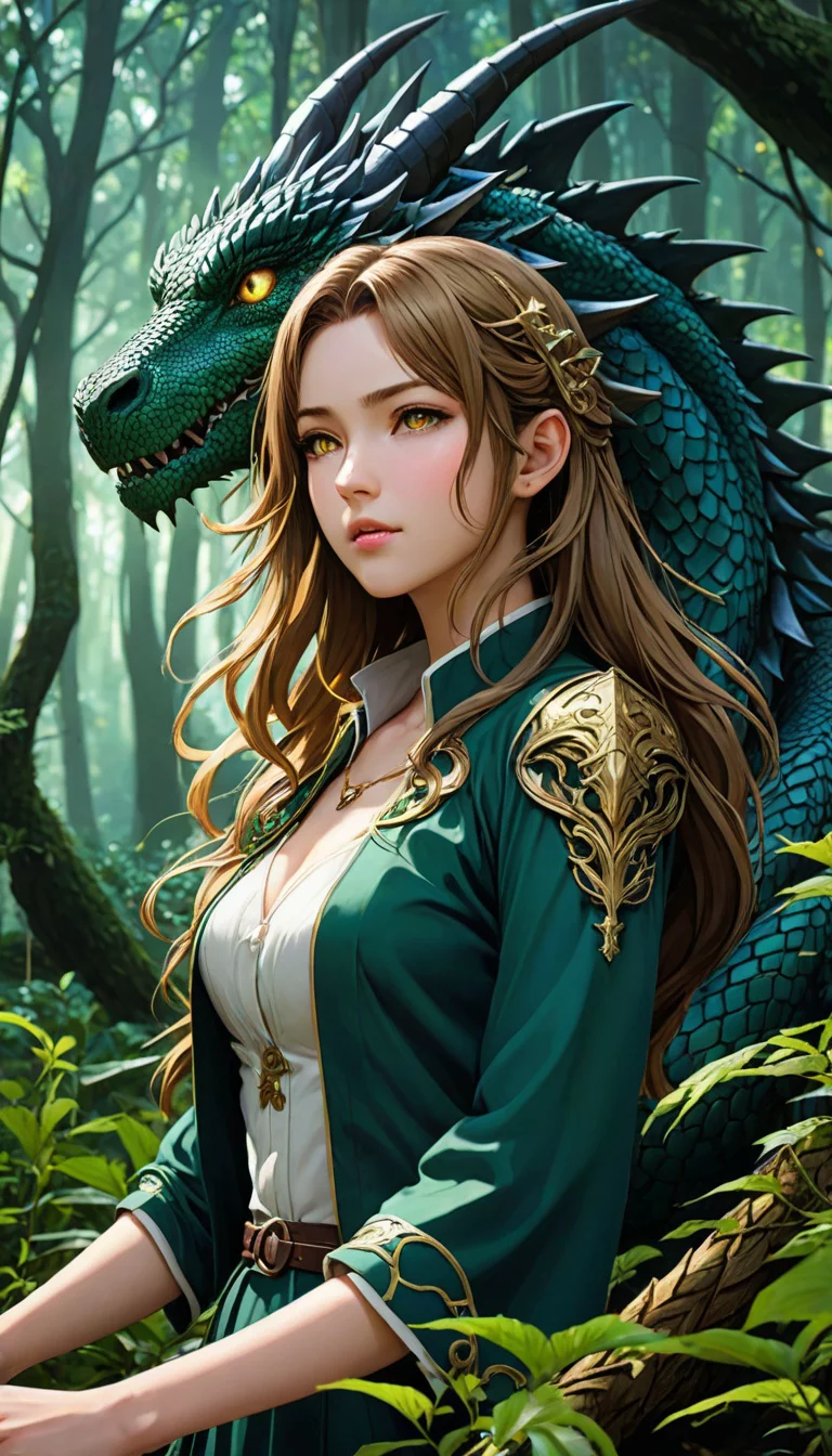 Museland-Healing the Dragon Girl-DamselInDistress-DragonGirl