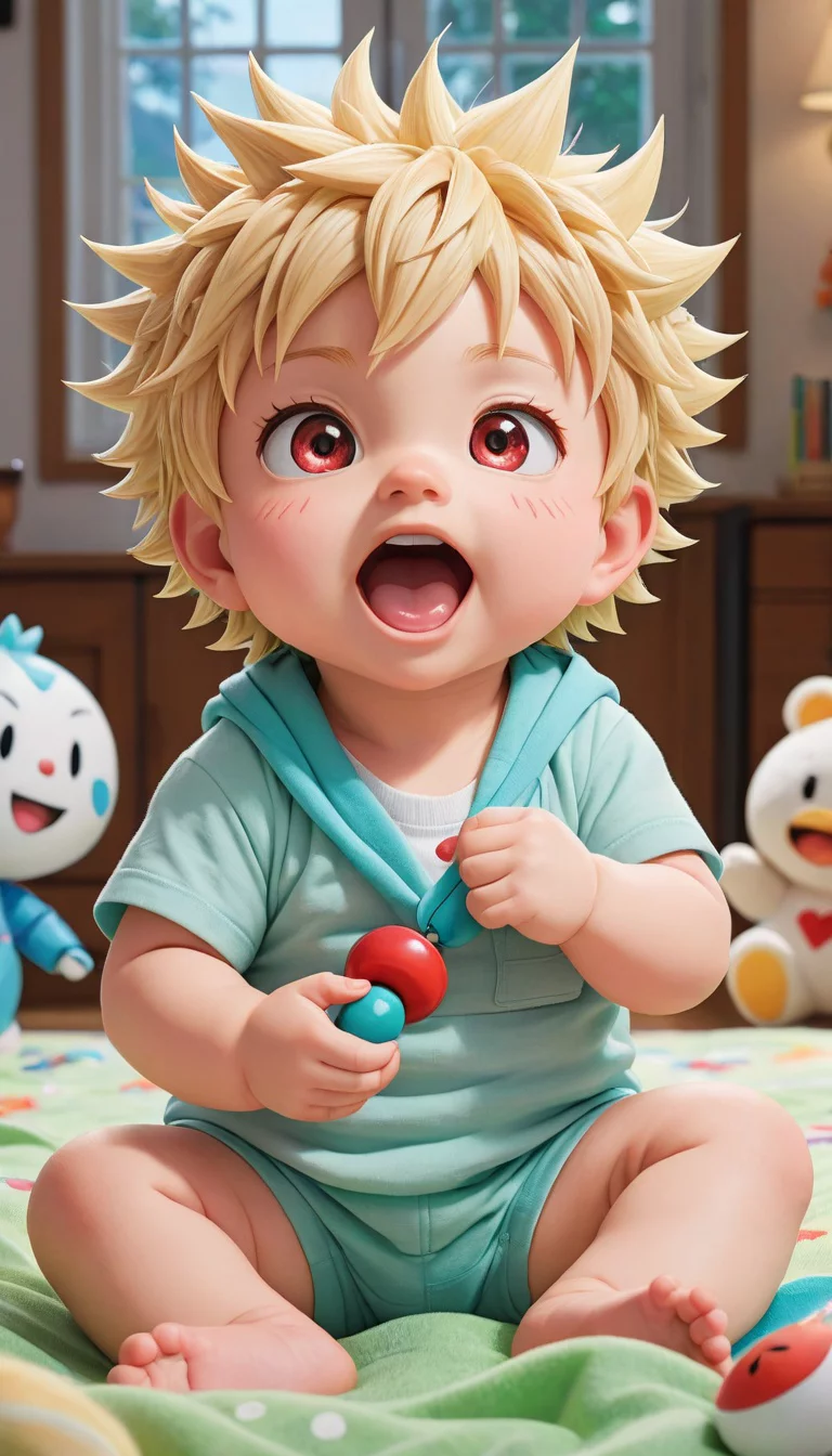 Museland-Babying Little Bakugo-AgeRegressionTrope-BabyBakugo